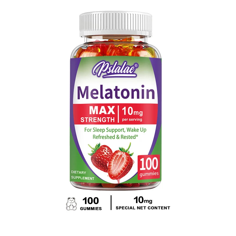 Melatonin Gummies 10mg – Fall Asleep Naturally & Rest Better