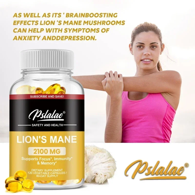 Natural Lion’s Mane Mushroom – Cognitive & Brain Health Boost