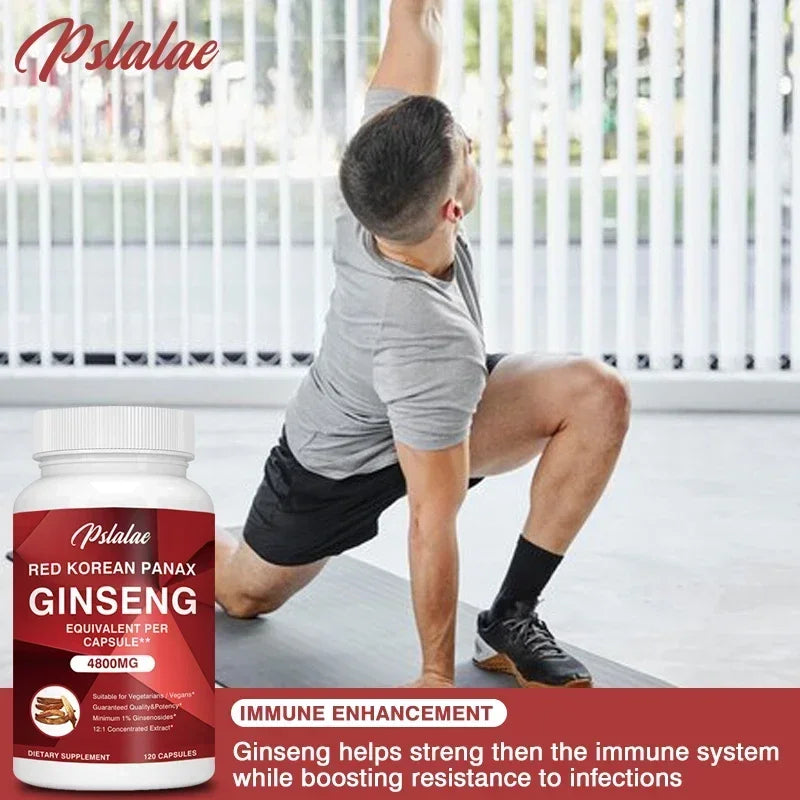 Korean Red Ginseng 4,800mg â Energy & Vitality Boost