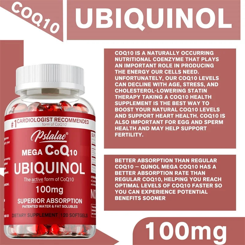 CoQ10 Ubiquinol – Heart Health & Vitality Support