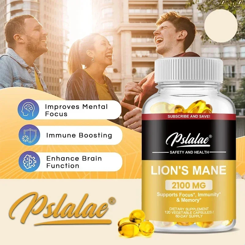 Natural Lion’s Mane Mushroom – Cognitive & Brain Health Boost