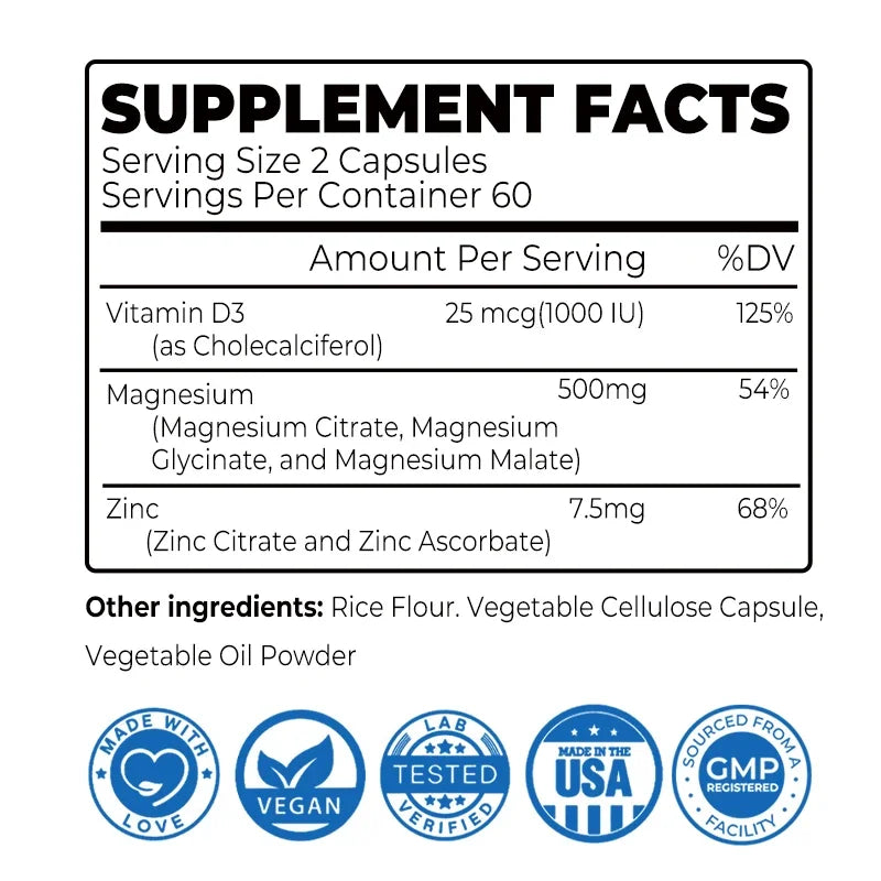 Magnesium Glycinate â Relaxation, Muscle & Heart Support