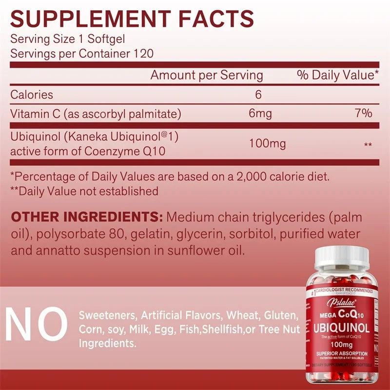 CoQ10 Ubiquinol – Heart Health & Vitality Support