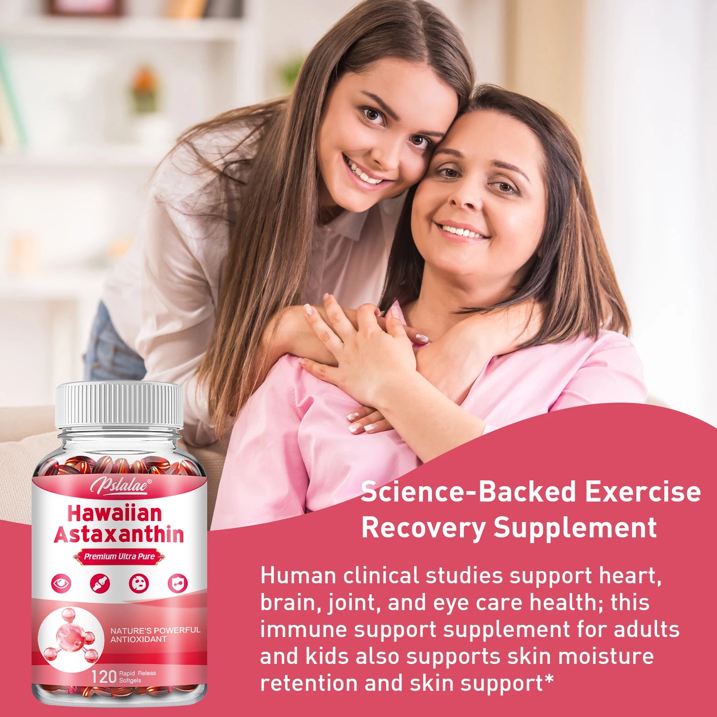 Astaxanthin â Non-GMO Eye, Skin & Joint Support