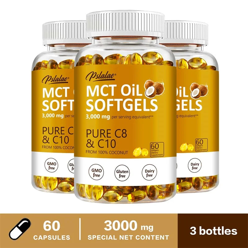 MCT Oil Capsules – Fat Burner & Focus Support