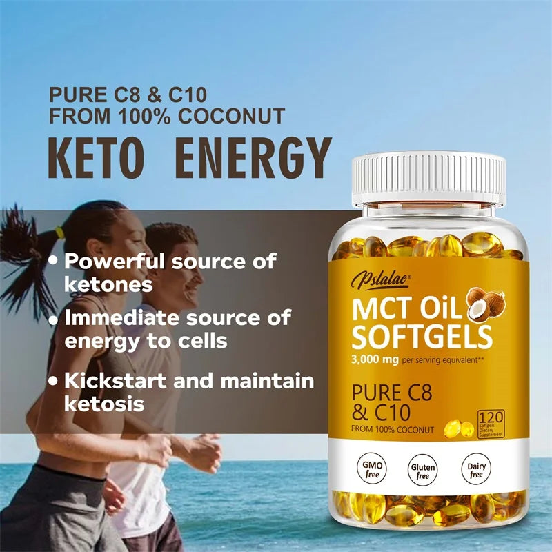 MCT Oil Capsules – Fat Burner & Focus Support