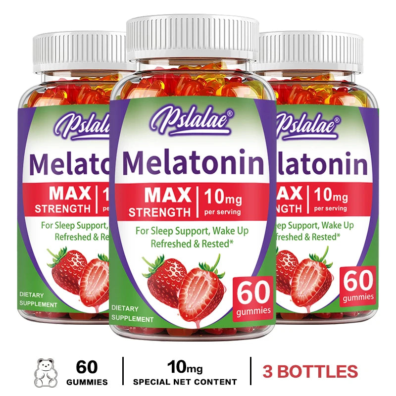Melatonin Gummies 10mg – Fall Asleep Naturally & Rest Better