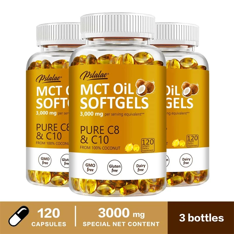 MCT Oil Capsules – Fat Burner & Focus Support