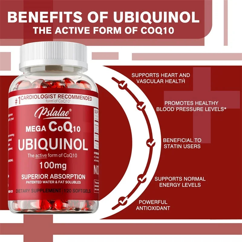 CoQ10 Ubiquinol – Heart Health & Vitality Support