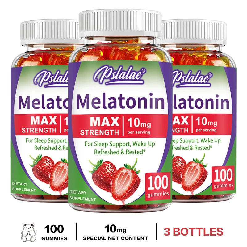 Melatonin Gummies 10mg – Fall Asleep Naturally & Rest Better