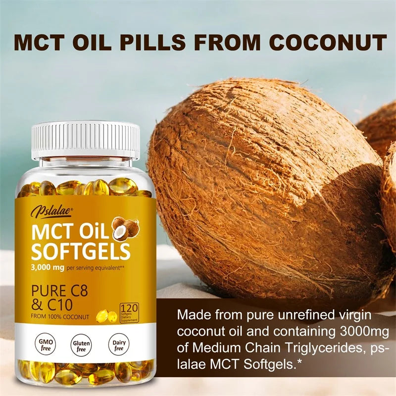 MCT Oil Capsules – Fat Burner & Focus Support
