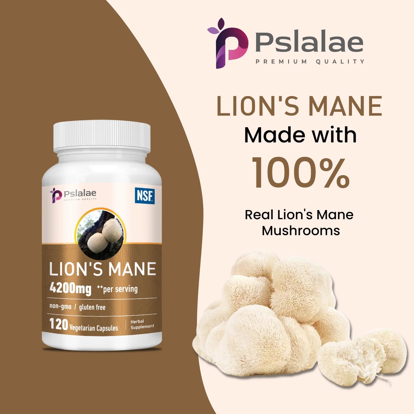 Lion’s Mane Supplement – Stress Relief & Cognitive Boost