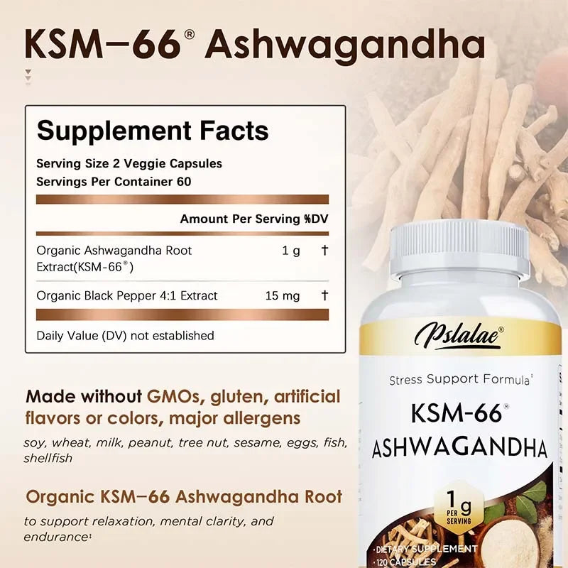 KSM-66 Ashwagandha – Energy, Vitality & Stress Support