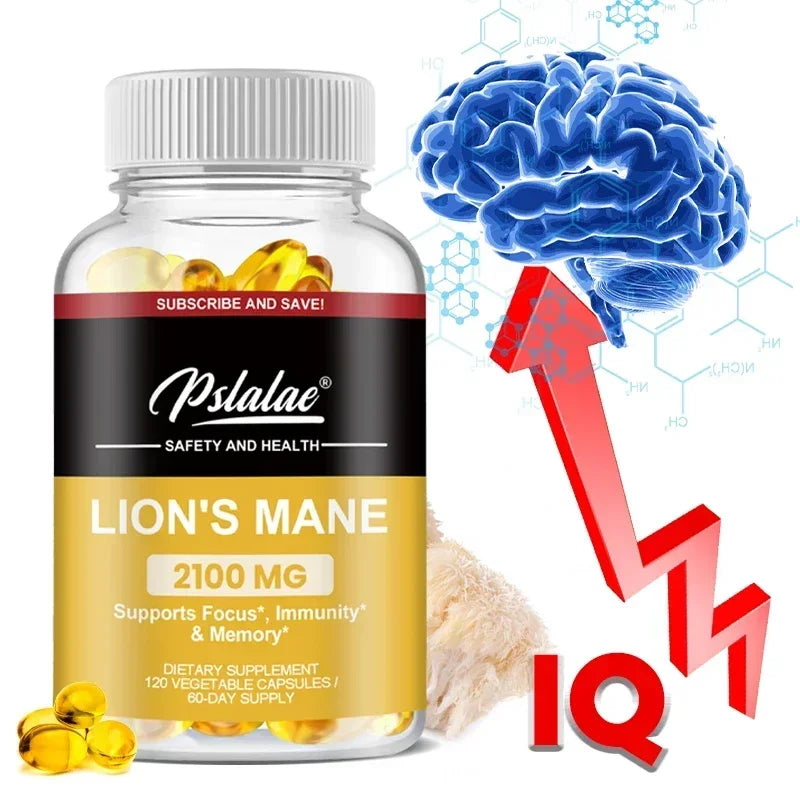 Natural Lion’s Mane Mushroom – Cognitive & Brain Health Boost