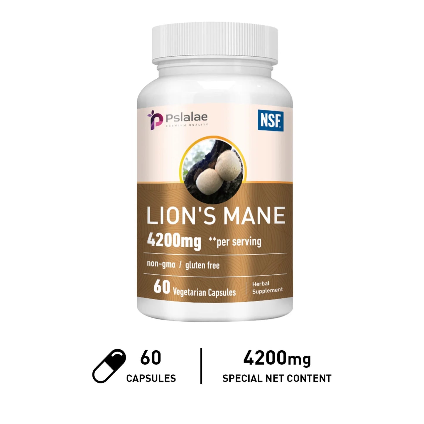 Lion’s Mane Supplement – Stress Relief & Cognitive Boost