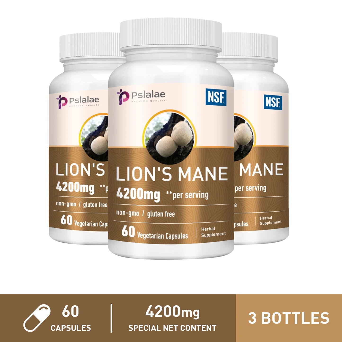 Lion’s Mane Supplement – Stress Relief & Cognitive Boost