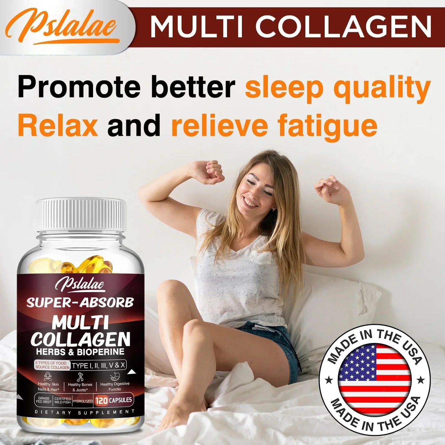 Multi Collagen Capsules â Types I, II, III, V, X + Herbs