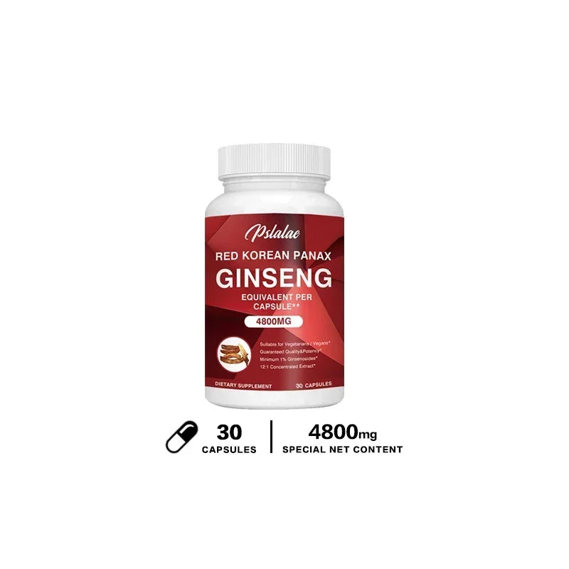 Korean Red Ginseng 4,800mg â Energy & Vitality Boost