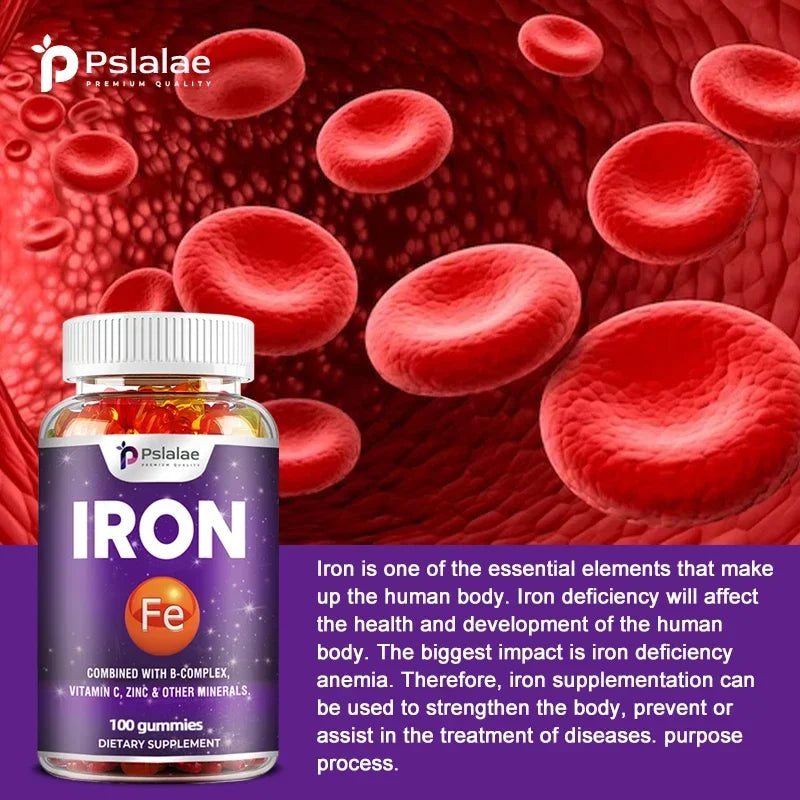 Iron Gummies â With Vitamin C for Energy & Immunity