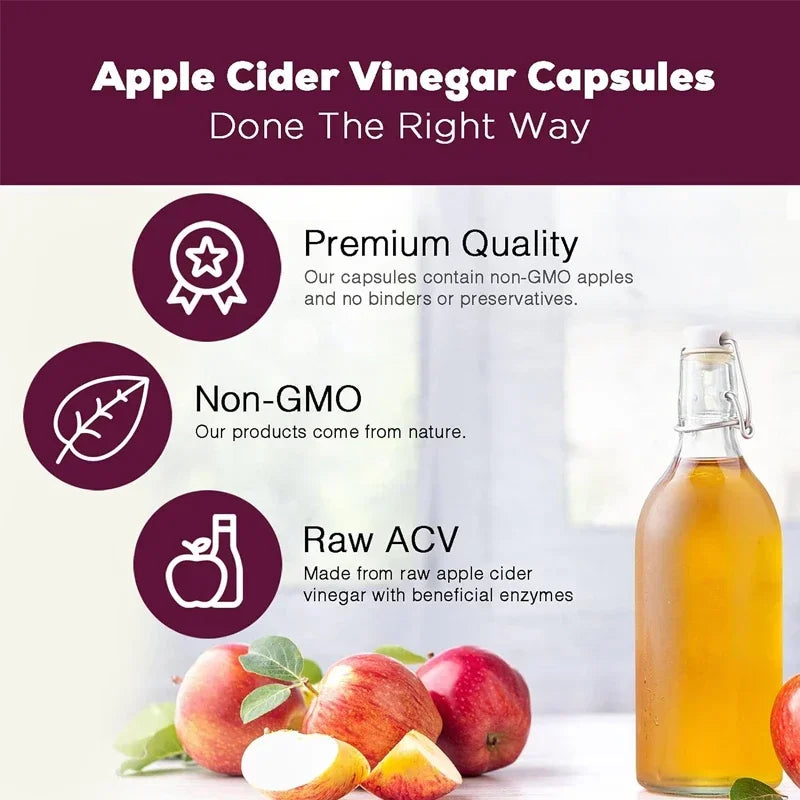 Apple Cider Vinegar Capsules – Detox & Wellness Formula