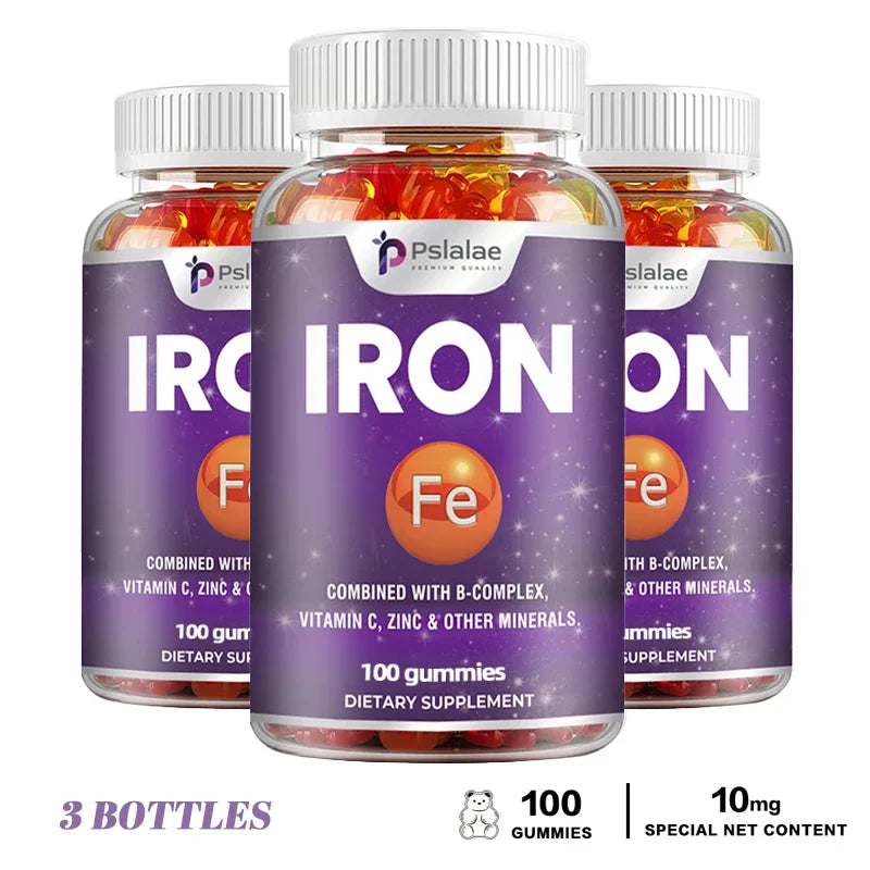 Iron Gummies â With Vitamin C for Energy & Immunity