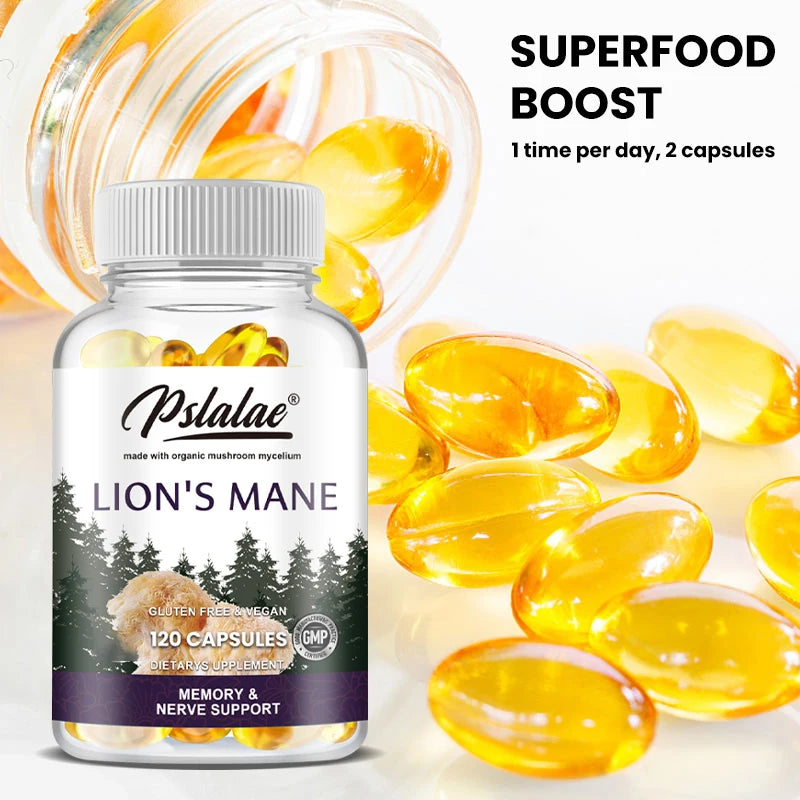 Premium Lion's Mane â Brain & Cognitive Support