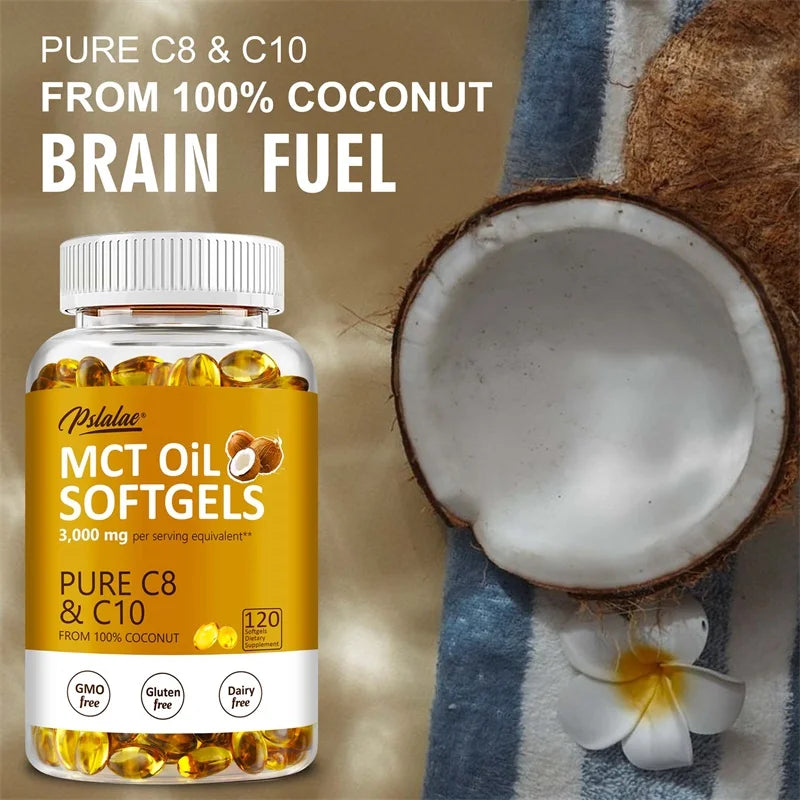 MCT Oil Capsules – Fat Burner & Focus Support