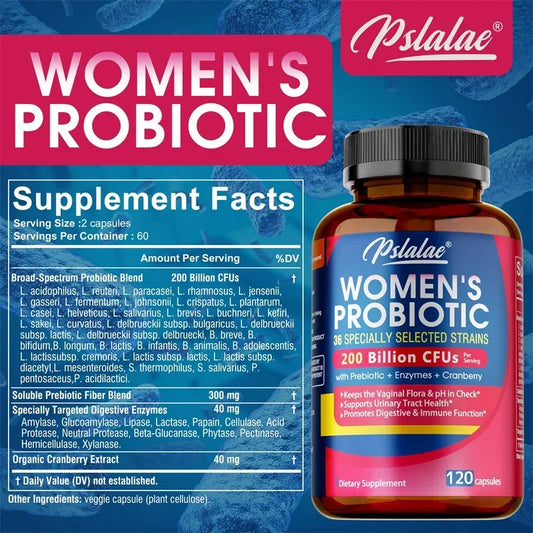Women’s Probiotics – Balance Gut Bacteria & Weight Control