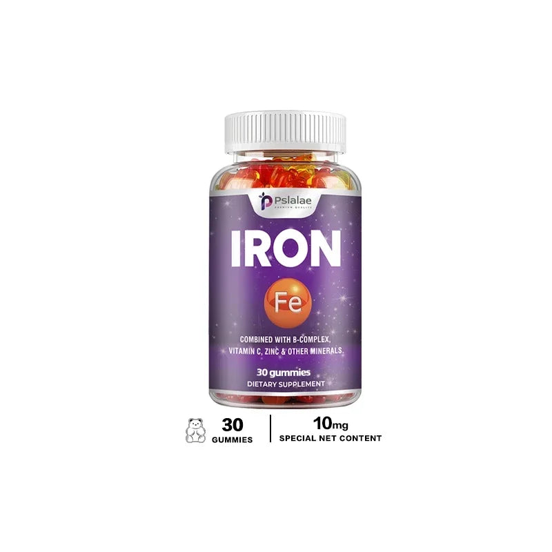 Iron Gummies â With Vitamin C for Energy & Immunity