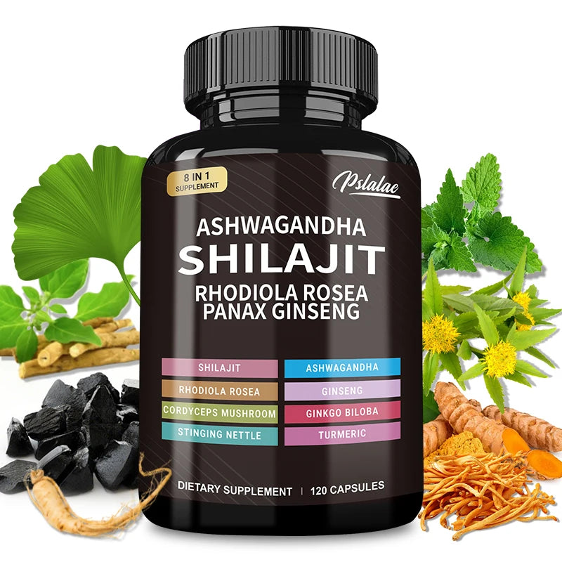 Shilajit + Ashwagandha + Ginseng – Energy & Muscle Support