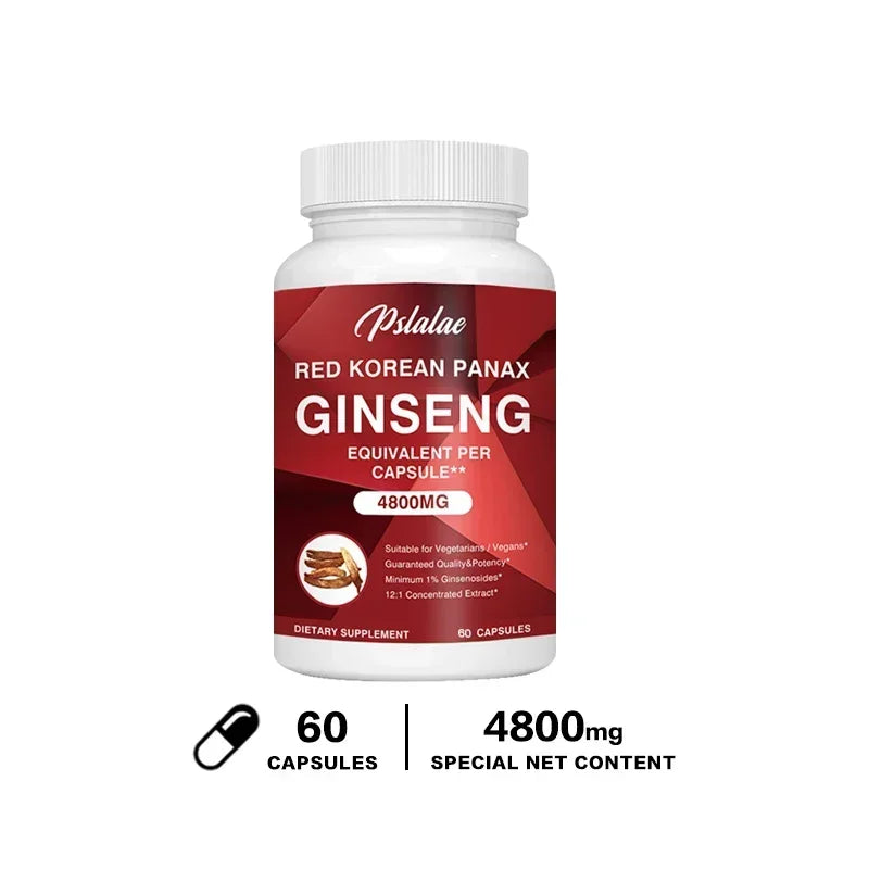 Korean Red Ginseng 4,800mg â Energy & Vitality Boost
