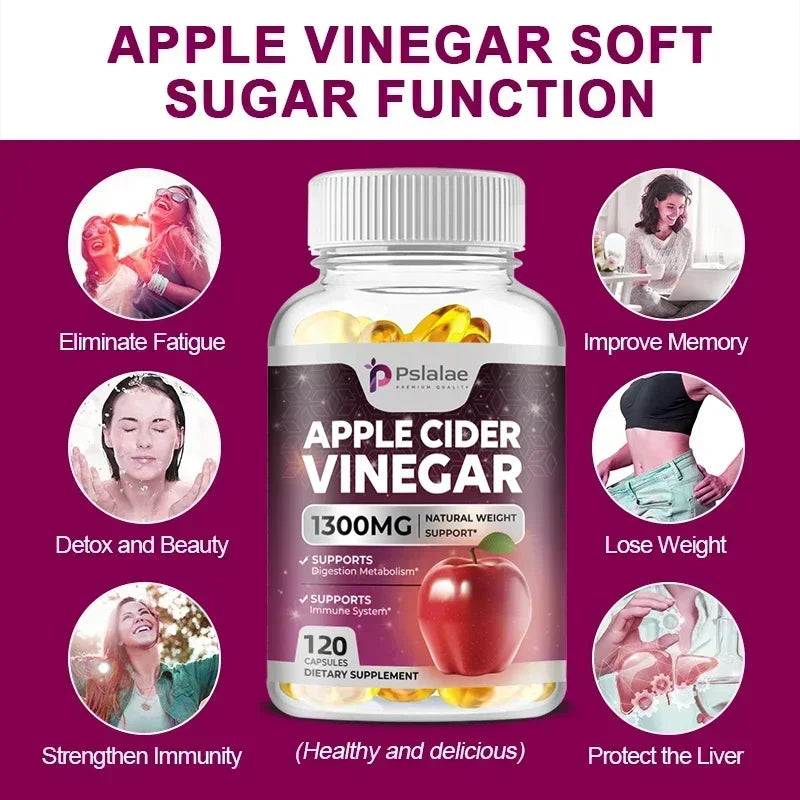 Apple Cider Vinegar Capsules – Detox & Wellness Formula