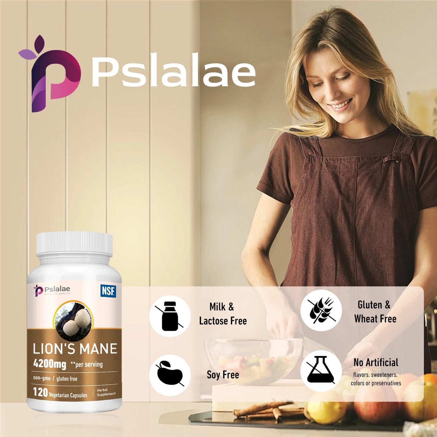 Lion’s Mane Supplement – Stress Relief & Cognitive Boost