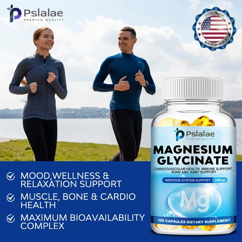 Magnesium Glycinate â Relaxation, Muscle & Heart Support