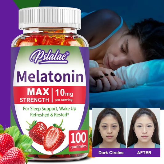 Melatonin Gummies 10mg – Fall Asleep Naturally & Rest Better