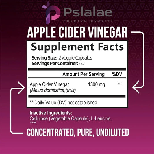 Apple Cider Vinegar Capsules – Detox & Wellness Formula
