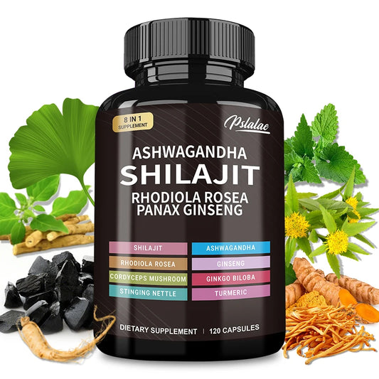 Shilajit + Ashwagandha + Ginseng – Energy & Muscle Support