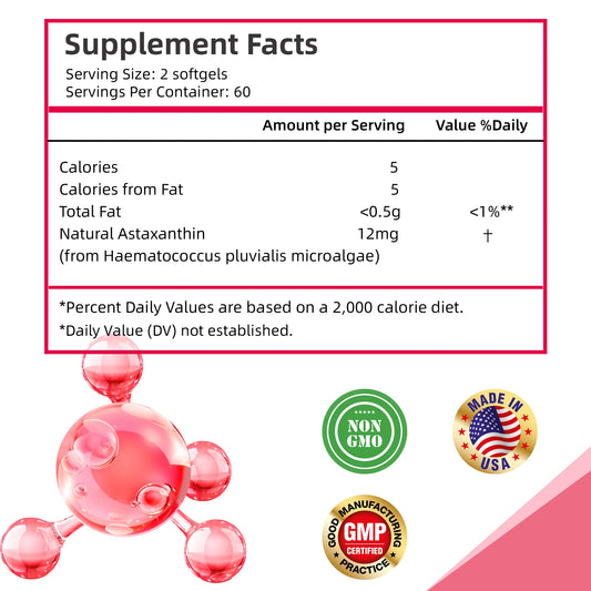 Astaxanthin – Non-GMO Eye, Skin & Joint Support